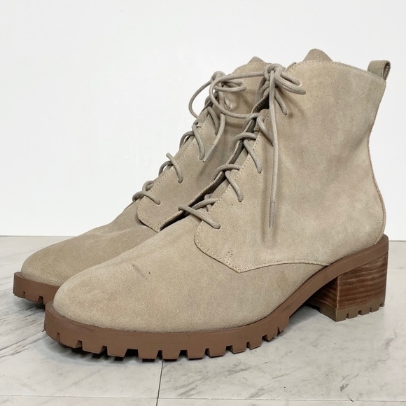 Caslon Keaton Water Resistant Natural Lace Boot 11 - Picture 1 of 12
